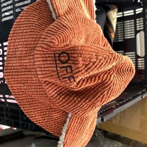 Wool hat with ear covers never warn new